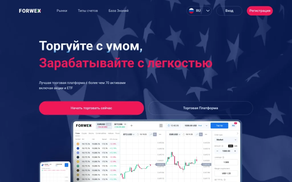 Главная страница forwex.com — обзор брокера, отзывы клиентов и информация о возможных рисках и мошенничестве