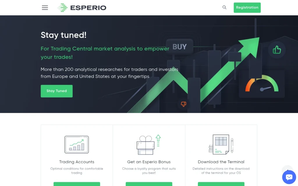 Главная страница esperio.org — обзор брокера, отзывы клиентов и информация о возможных рисках и мошенничестве