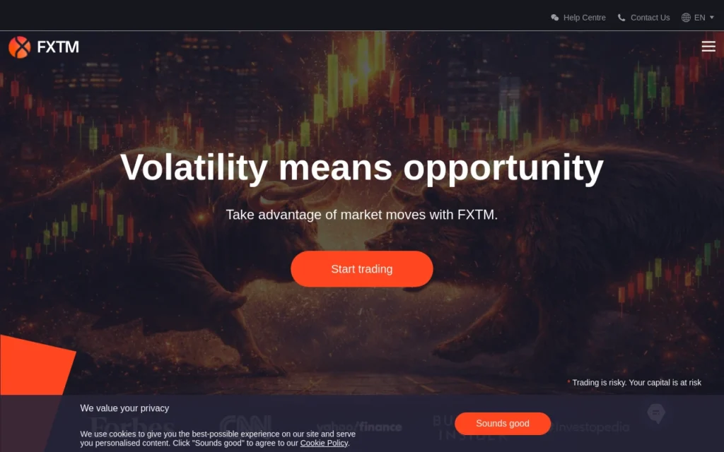 Главная страница forextime.com — обзор сайта, отзывы клиентов и информация о возможных рисках.
