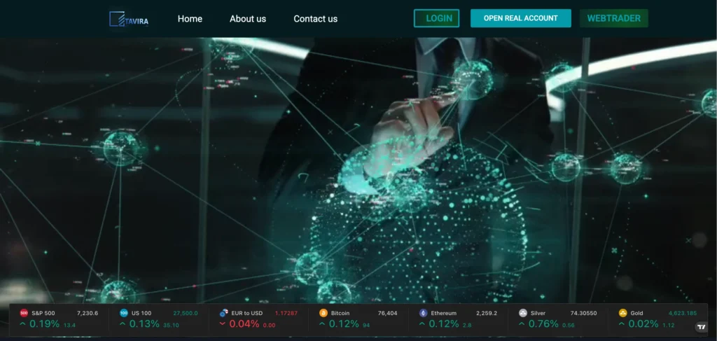 Главная страница tavirafx.com — обзор брокера-мошенника и отзывы клиентов