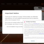 Главная страница wetrade.com — обзор брокера-мошенника и отзывы клиентов