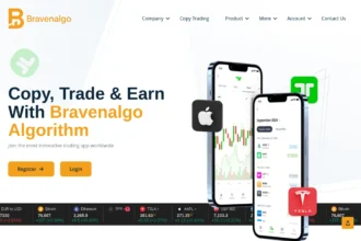 Главная страница bravenalgo.com — обзор брокера-мошенника и отзывы клиентов