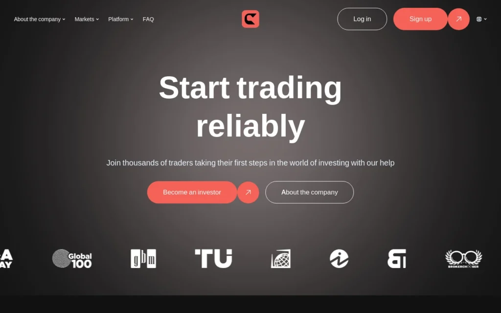 Главная страница cadvizors.com — обзор брокера-мошенника и отзывы клиентов