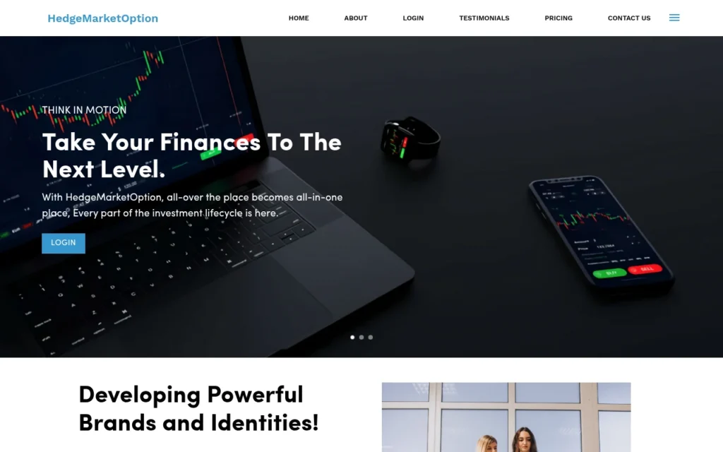 Главная страница hedgemarketoption.com — обзор сайта, отзывы клиентов и информация о возможных рисках и мошенничестве