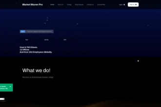 Главная страница marketmavenpro.com — обзор брокера-мошенника и отзывы клиентов