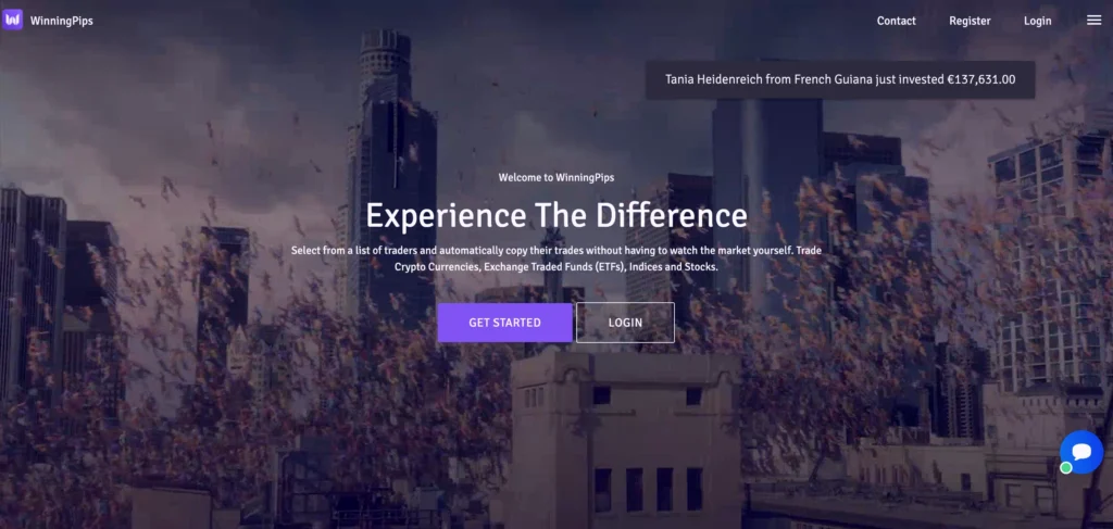 Главная страница winningpips.com — обзор брокера, отзывы клиентов и информация о возможных рисках и мошенничестве