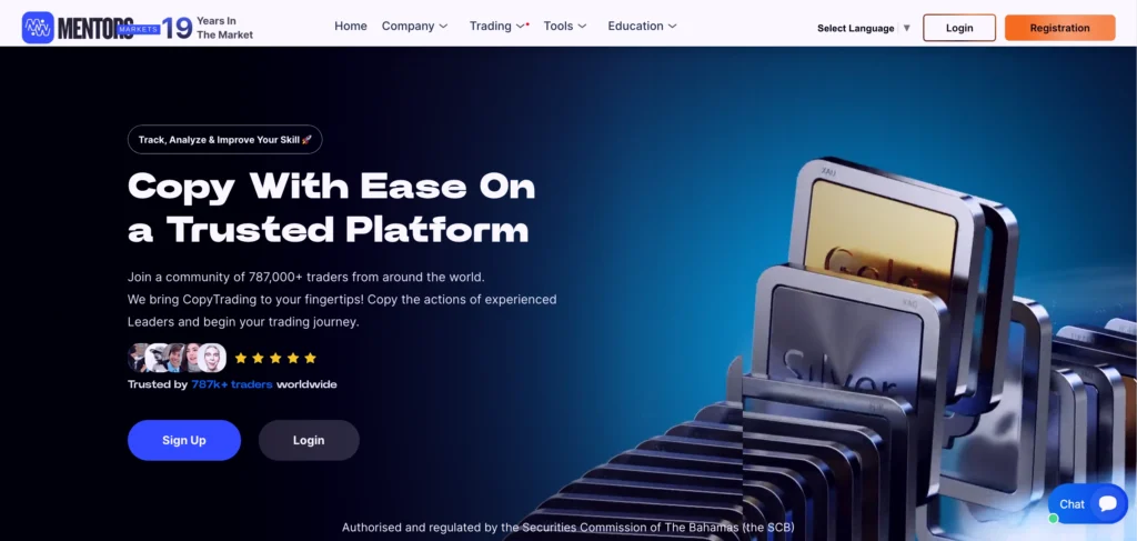 Главная страница mentorsmarkets.com — отзывы, обзор брокера и как вернуть средства