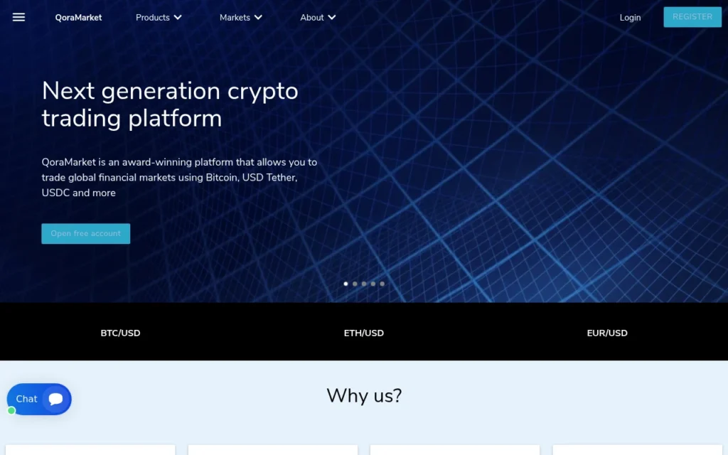 Главная страница qoramarket.org — отзывы, обзор брокера и как вернуть средства