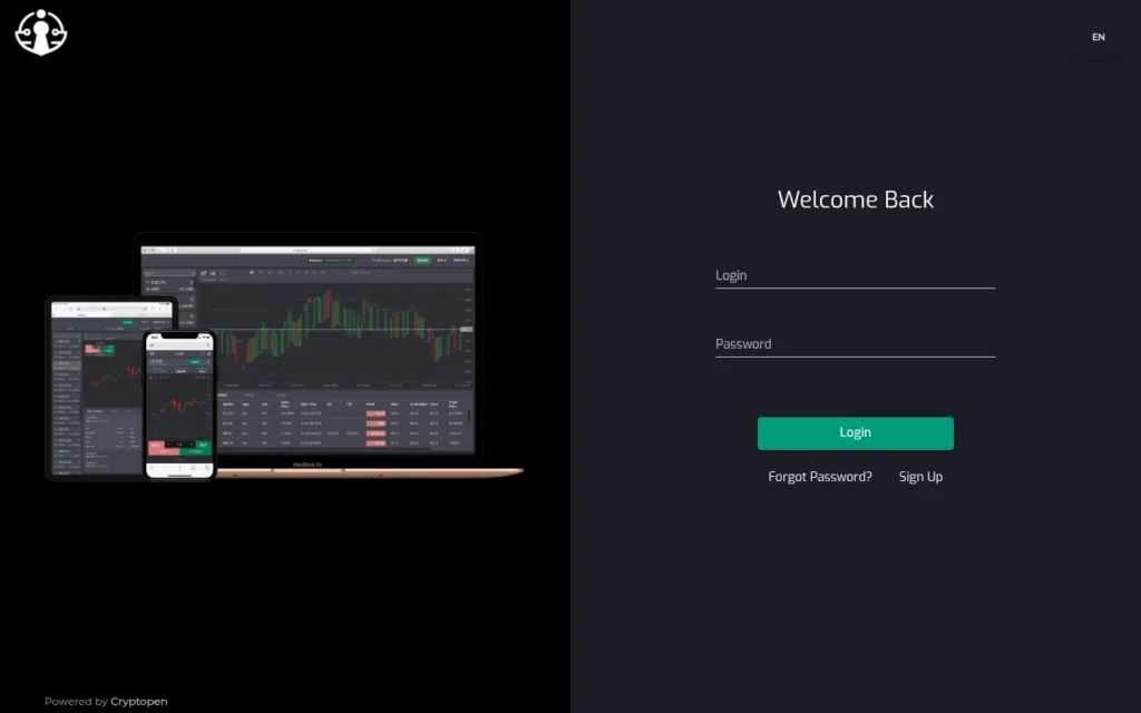 Главная страница webtrader.cryptopened.com — отзывы, обзор брокера и как вернуть средства
