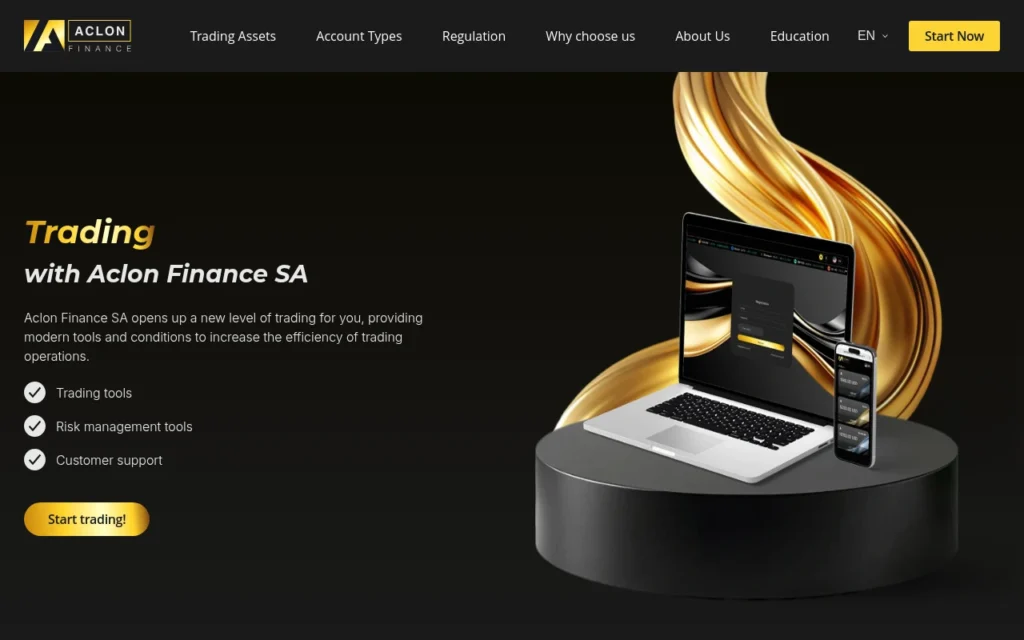 aclon-finance.com отзывы обзор — мошенники брокеры, проверка Aclon Finance и вывод средств