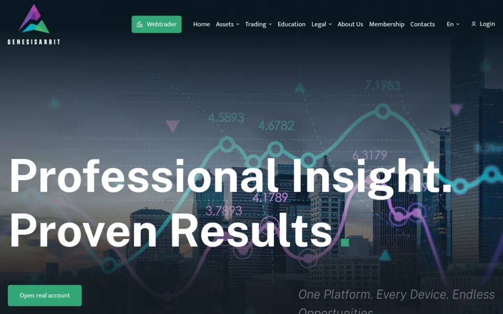 genesisarbit.one отзывы обзор — мошенники брокеры, проверка Genesis Arbit и вывод средств