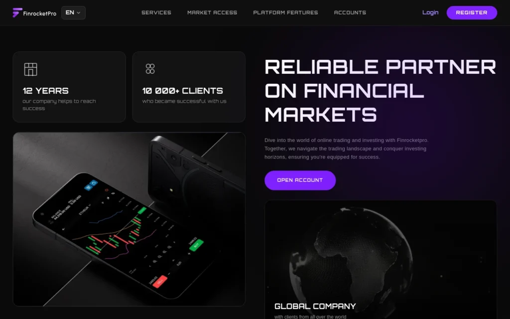 finrocketpros.com отзывы обзор — мошенники брокеры, проверка FinRocketPros и вывод средств