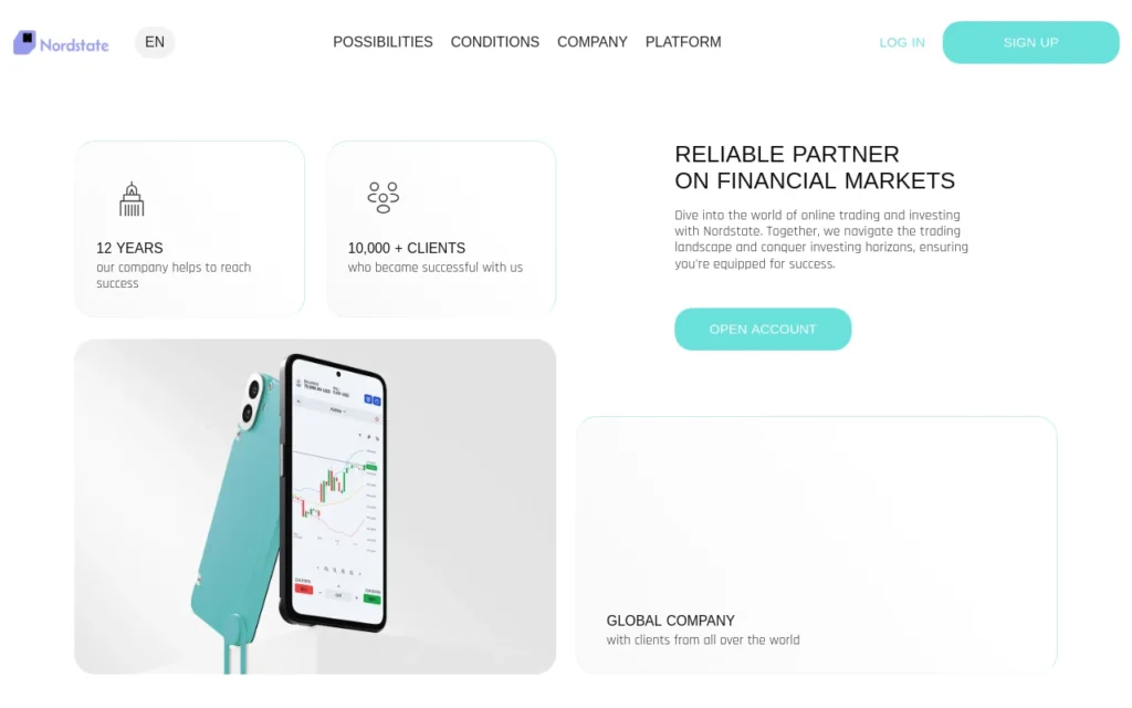 nordstate.org отзывы обзор — мошенники брокеры, проверка NordState и вывод средств