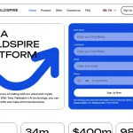 Скриншот главной страницы tana-yieldspire.com — интерфейс инвестиционной платформы и обзор стартового экрана брокерского сайта