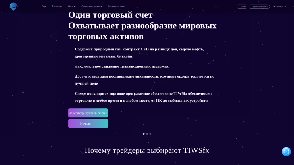 Скриншот главного экрана tiwsfx.com — интерфейс сайта и обзор с упоминанием жалоб пользователей